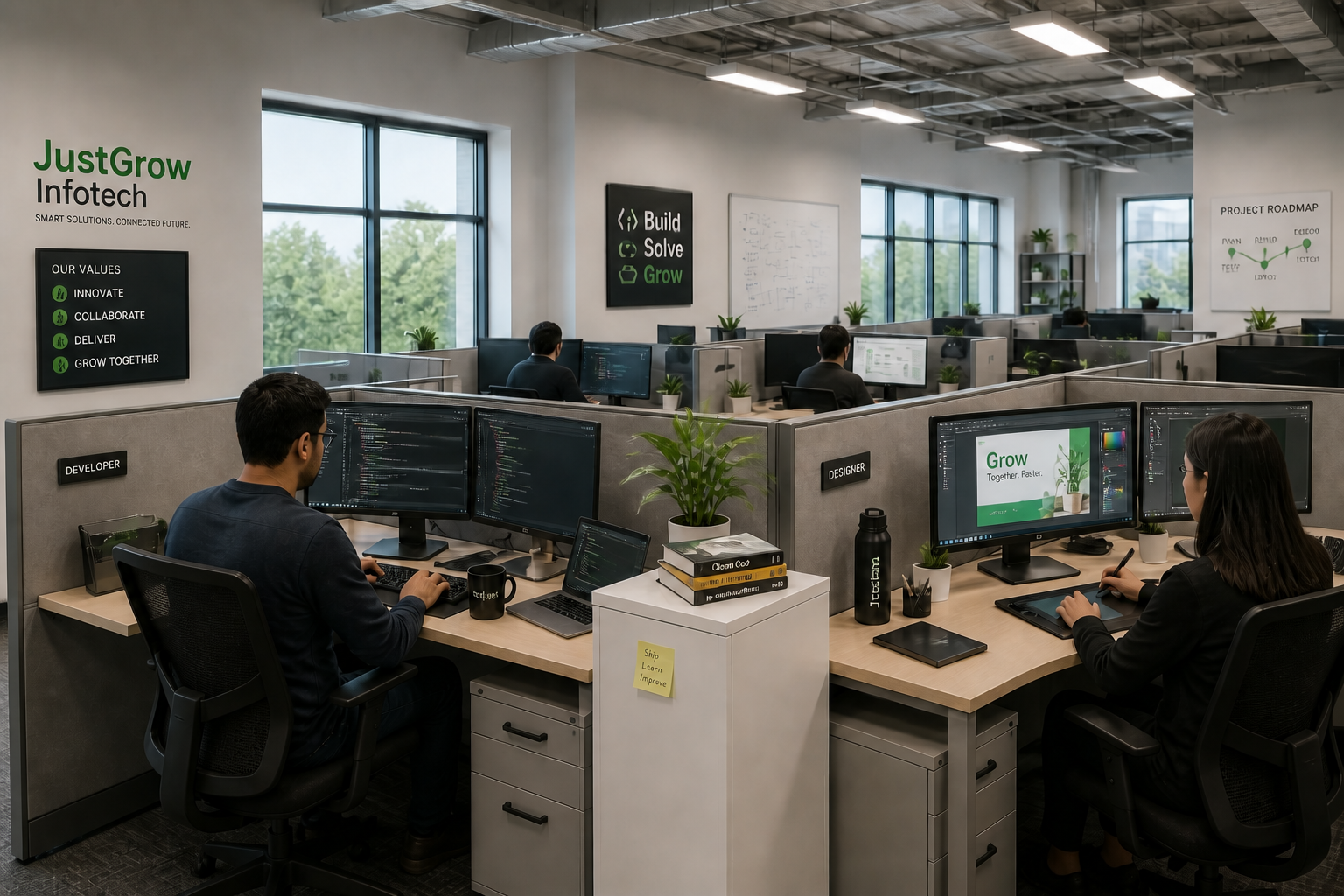 Justgrow Infotech office